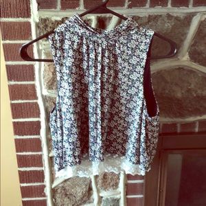 Floral crop top